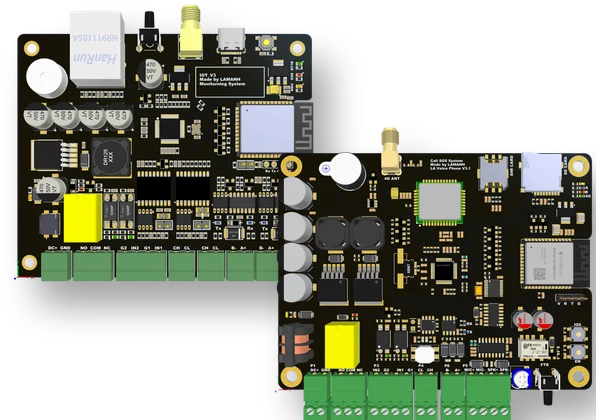 Thiết bị giám sát IoT và điện thoại khẩn cấp